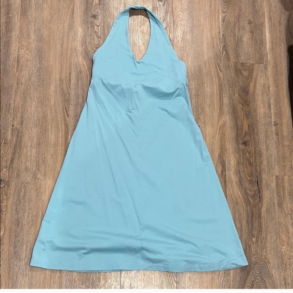 Patagonia Light Blue Backless Dress